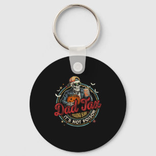 Chaveiro Engraçado Skeleton Papa Halloween Pai Fazer Certam