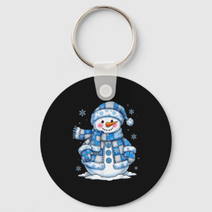 Chaveiro Engraçado Snowman Snowflake Feliz Natal Feliz Famí