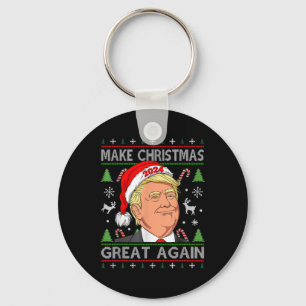 Chaveiro Engraçado Trump 2024 Faça o Excelente de Natal nov