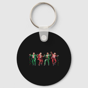 Chaveiro Engraçado Trump Dance Papai Noel Natal