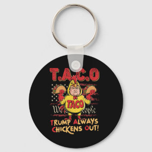 Chaveiro Engraçado Trump Taco Trump Sempre Desiste _15 
