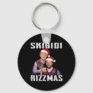 Chaveiro Engraçado Trump Vance Skibidi Rizzmas Faz Natal G