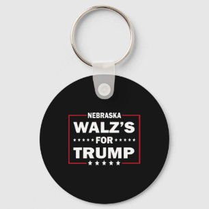 Chaveiro Engraçado Trump Vance W's para Trump Nebraska Men 