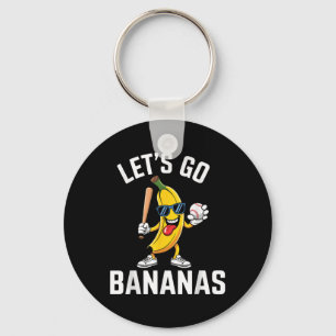 Chaveiro Engraçado Vamos Bananas Cuja Fruta de Banana Jogue