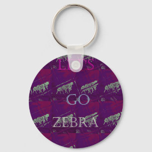 Chaveiro Engraçado Vamos Zebra Hakuna Matata motif Design C