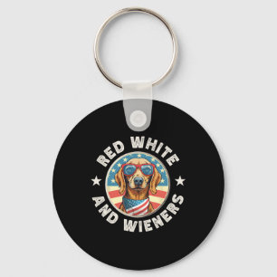 Chaveiro Engraçado, Vermelho Branco E Xenhes, Cão 4