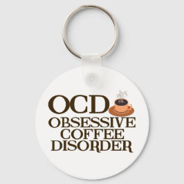 Chaveiro Engraçado Viciado em Café