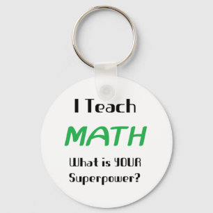 Chaveiro Ensinar matemática