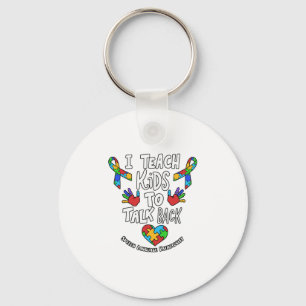 Chaveiro Ensino As Crianças A Falarem De Volta Na Terapia 