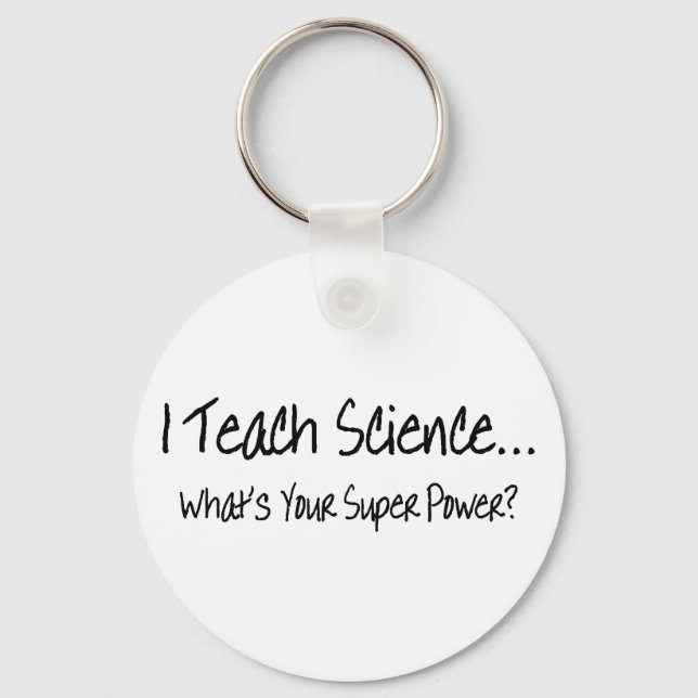 Chaveiro Ensino Ciência Qual É O Seu Super Poder (Frente)