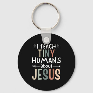 Chaveiro Ensino Humanos Pequenos Sobre Jesus Professora No