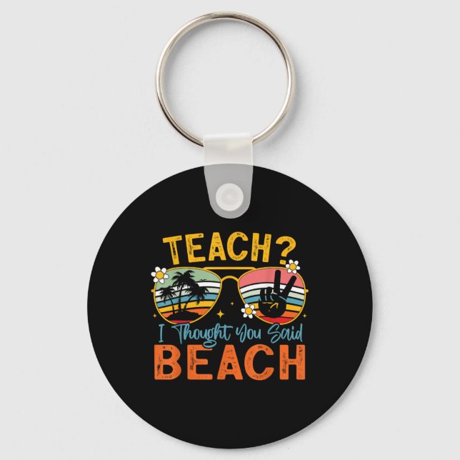 Chaveiro Ensino Que Disse Professor De Praia Summer Vaca (Frente)