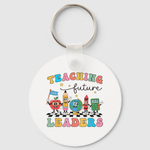 Chaveiro Ensino Retro Líderes Futuros Professor Groovy de V