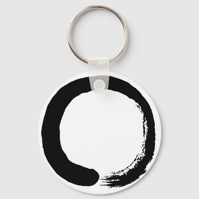 Chaveiro Enso Circle Zen Calligraphy (Frente)