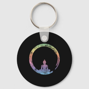 Chaveiro Enso, Zen, Círculo, Símbolo Budismo Buda Meditação