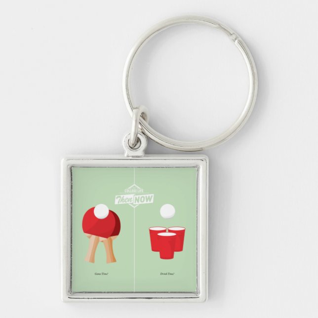 Chaveiro Então e agora: Sibilo Pong (Frente)