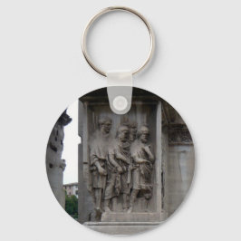 Chaveiro Entrada romana de ruínas em Roma Itália