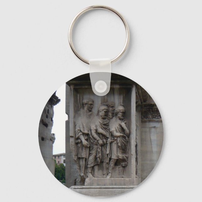 Chaveiro Entrada romana de ruínas em Roma Itália (Frente)