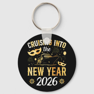 Chaveiro Entrando no Ano Novo 2026 Círculo