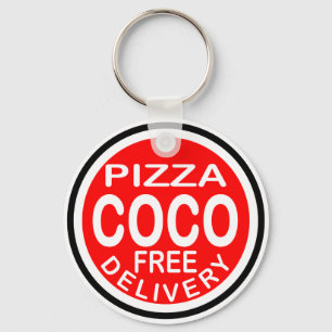 Chaveiro Entrega da pizza dos Cocos