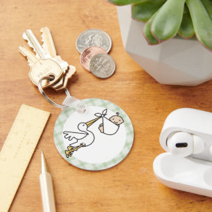 Chaveiro Entrega de Bebês de Stork