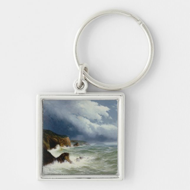 Chaveiro Enviando em mares abertos, 1882 (óleo em canvas) (Frente)