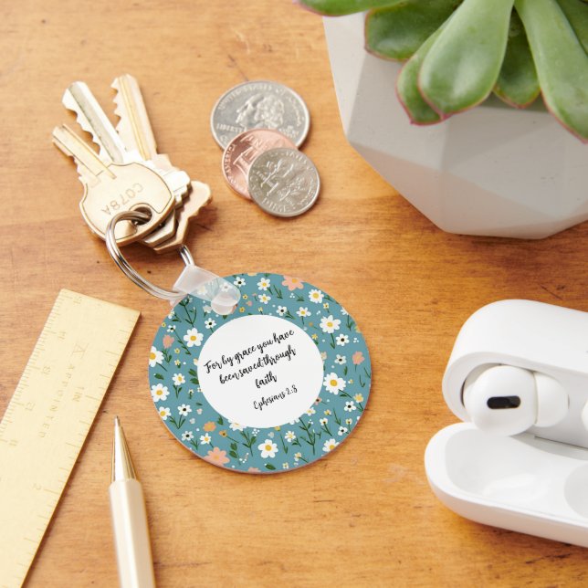 Chaveiro Ephesians 2:8 Christian keychain (Mesa)