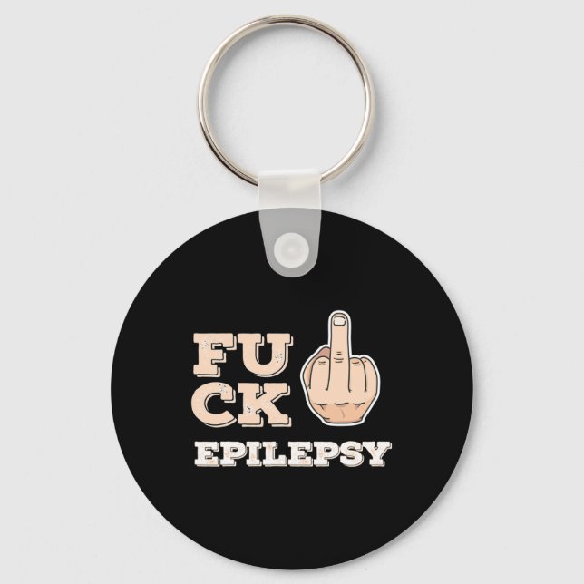 Chaveiro Epilepsia - Combater a Consciência do Guerreiro -  (Frente)