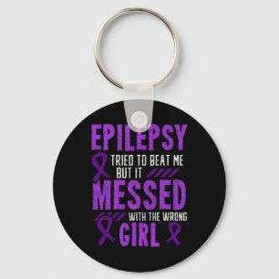 Chaveiro Epilepsia Dia do Guerreiro Epiléptica Rapariga Rox