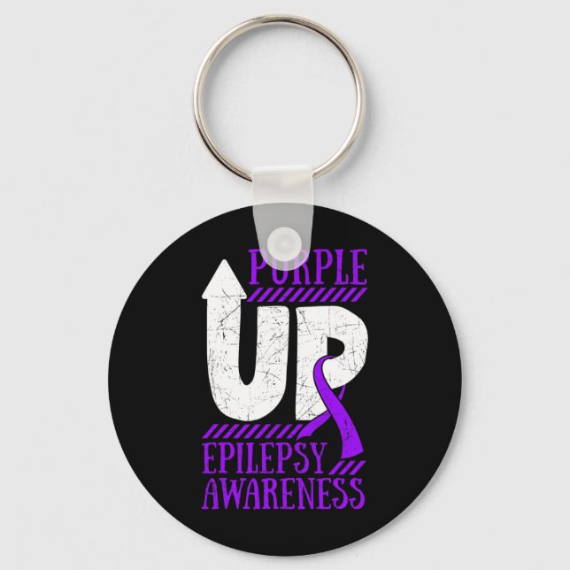 Chaveiro Epilepsia Pu Epilépsia Dia do Guerreiro (Frente)