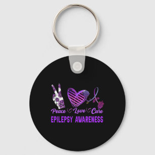 Chaveiro Epilepsia Sensibilização Paz Amor Presente Puro