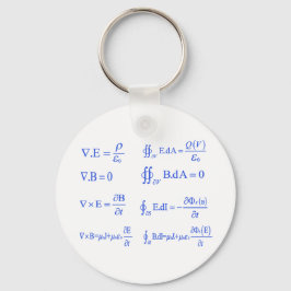 Chaveiro equação de física maxwell