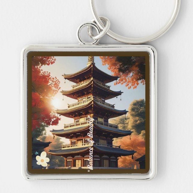 Chaveiro "Equilíbrio de beleza" (Frente)