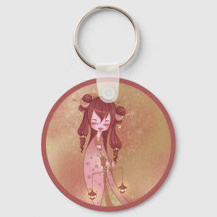 Chaveiro Equilíbrio Kokeshi