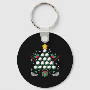 Chaveiro Equipamento de Bola de Golfe de Árvore de Natal Es