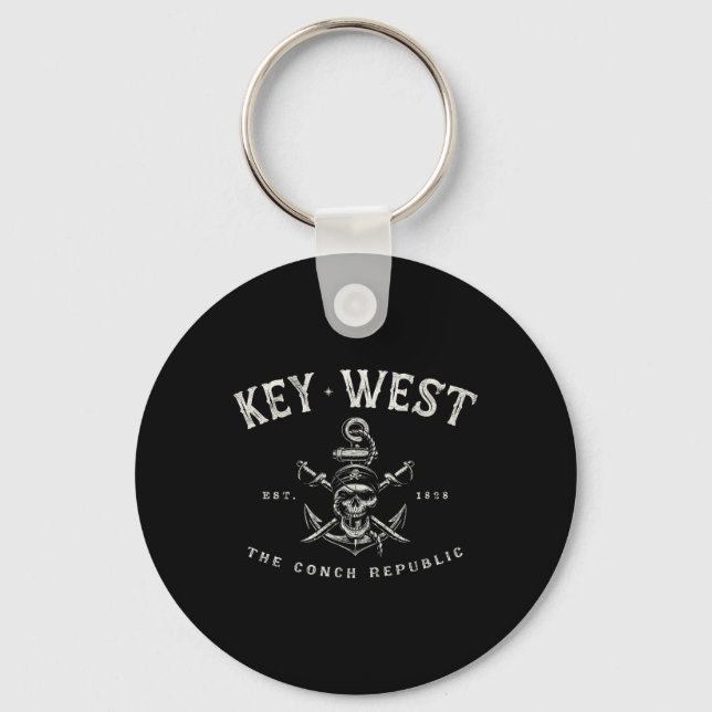 Chaveiro Equipamento de Rebelião Pirata de Key West Fl Barc (Frente)