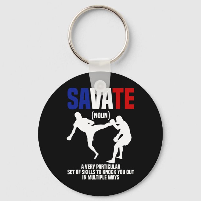 Chaveiro Equipamento de Savate Treinamento de Autodefesa Ar (Frente)