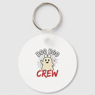 Chaveiro Equipe Boo Boo Enfermeira de Halloween Fantasma De