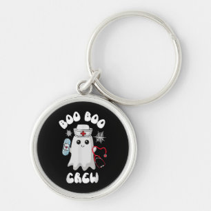 Chaveiro Equipe Boo Boo Enfermeira Fofa Fantasma Halloween