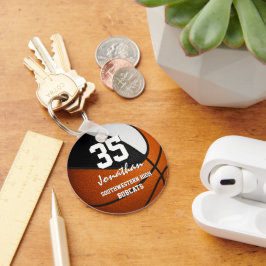 Chaveiro Equipe branca negra colorido basquetebol masculino