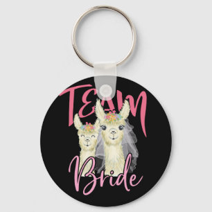Chaveiro Equipe Bride Llama Bridesmaids Alpaca