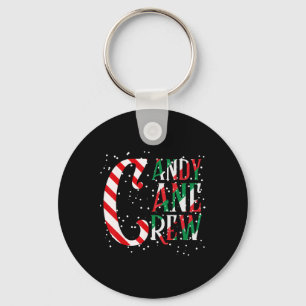 Chaveiro Equipe Candy Cane Natal Família Correspondente Can