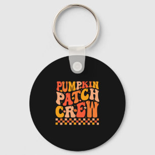 Chaveiro Equipe da Groovy Pumpkin Patch Vibrações de Outono