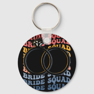 Chaveiro Equipe da Noiva Groovy Bridal Party Damas de Honra