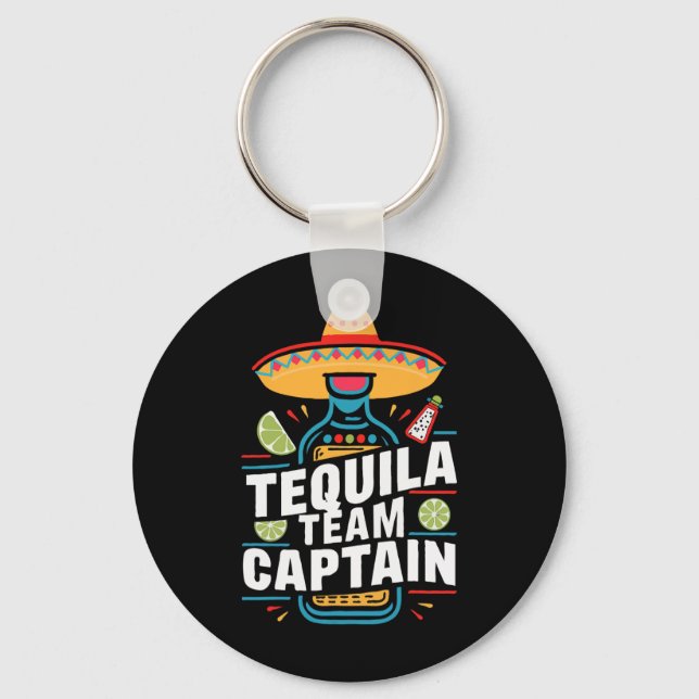 Chaveiro Equipe da Tequila Capitão Cinco de Mayo - Festa (Frente)