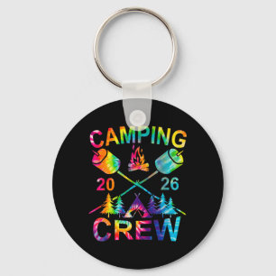 Chaveiro Equipe de Acampamento 2026 Divertido RV Acampador