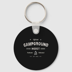 Chaveiro Equipe de Anfitriões de Acampamento Vintage Equipe