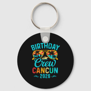 Chaveiro Equipe de aniversário de Cancun férias 2026 famíli