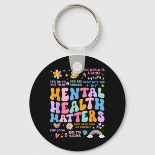 Chaveiro Equipe de Apoio Mental Health Matters Groovy Homen