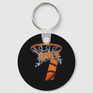 Chaveiro Equipe de basquete divertida Ventilador de esporte